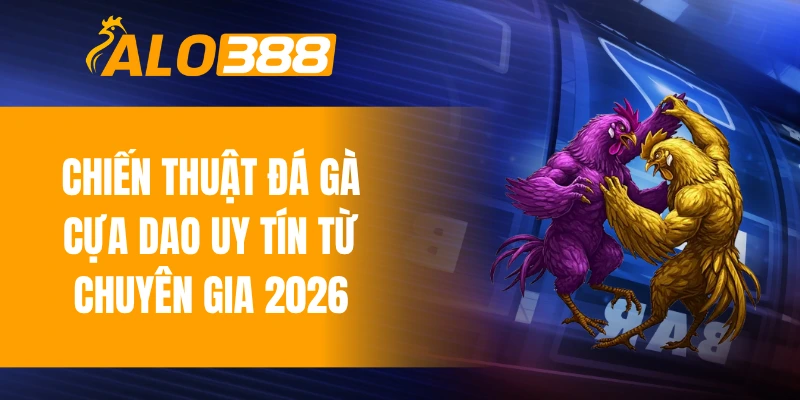 Chiến thuật đá gà cựa dao uy tín từ chuyên gia 2026